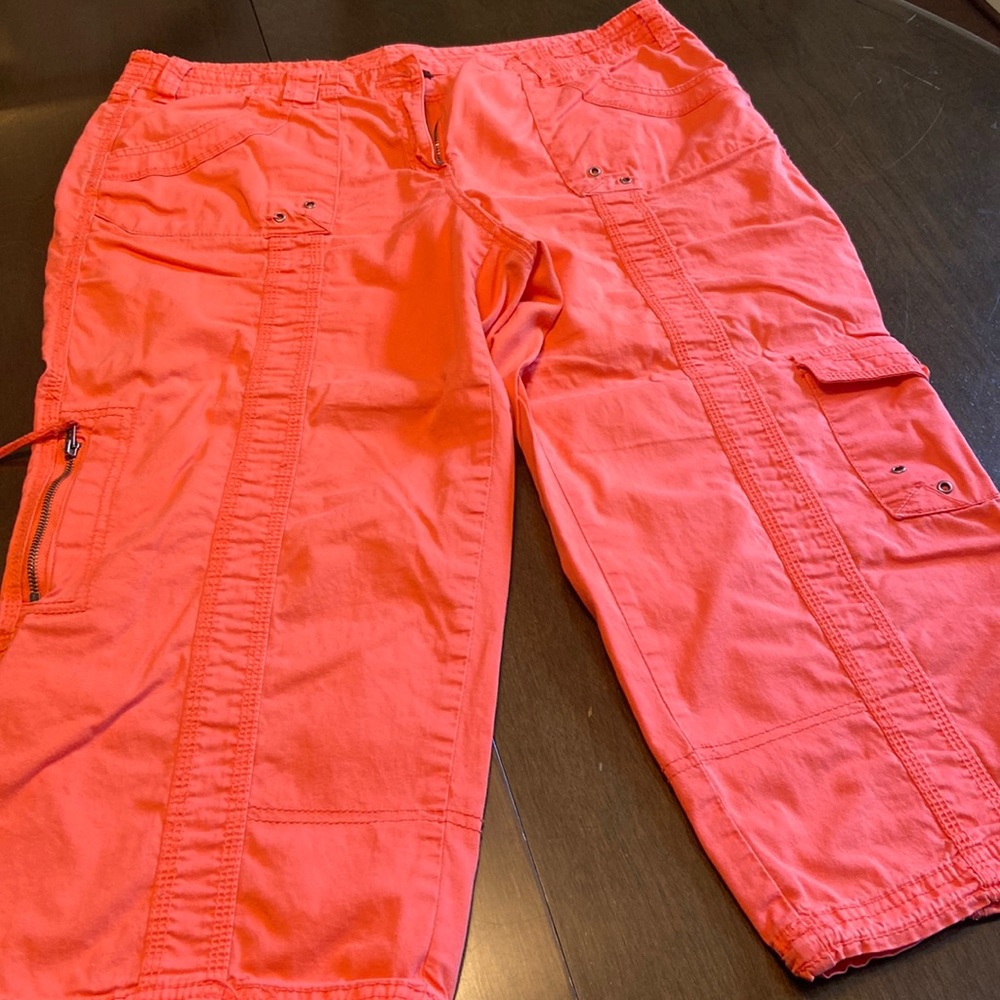 Women’s orange capri pants